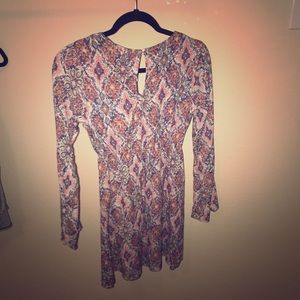 Full Tilt Mini Keyhole Dress